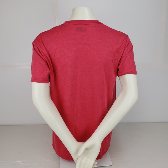 Levis Short Sleeve Graphic Tee Men's L T-shirt Red - Picture 4 of 6